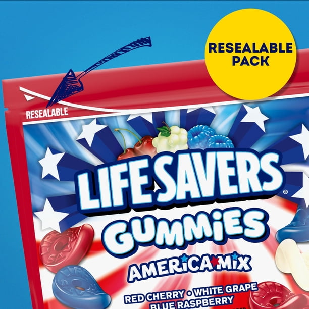 Life Savers Red, White, and Blue Gummies, 38 oz.